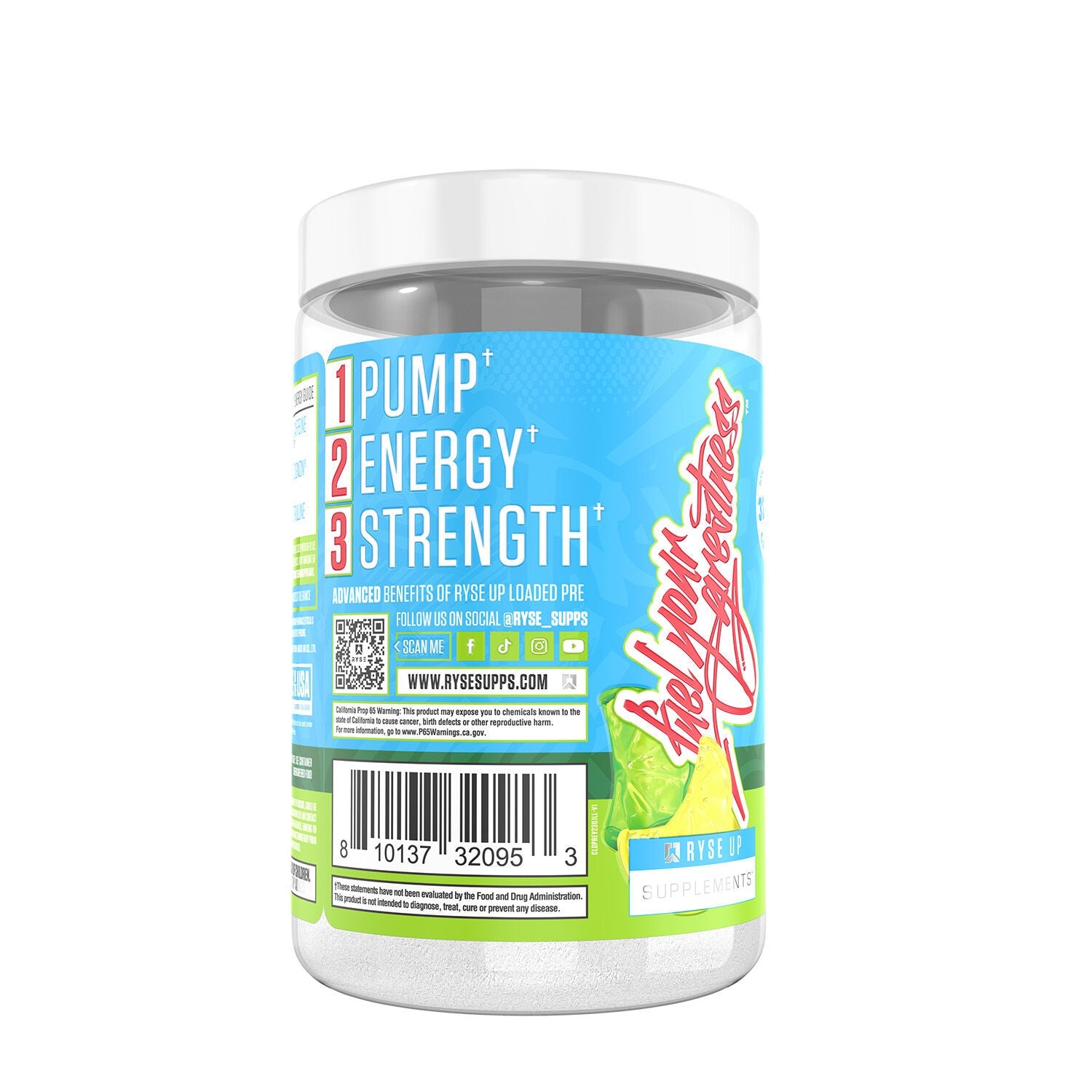 RYSE Loaded Pre - Jell-O Lemon Lime (30 Servings)