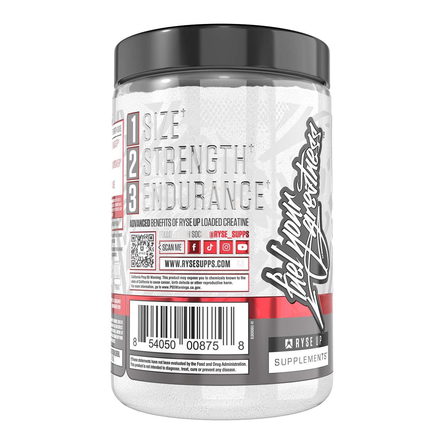 RYSE Loaded Creatine - Electric Lemonade (30 Servings)