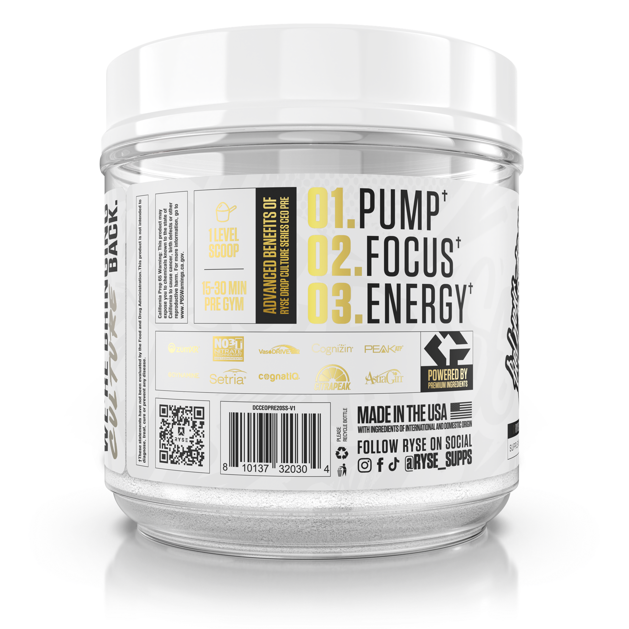 CEO Pre-Workout - Ready for Active Days