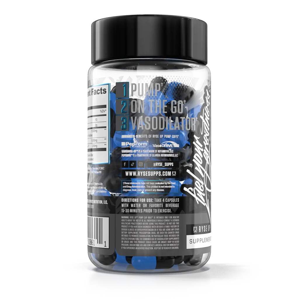 Pump Cap Max - The Workout Fuel